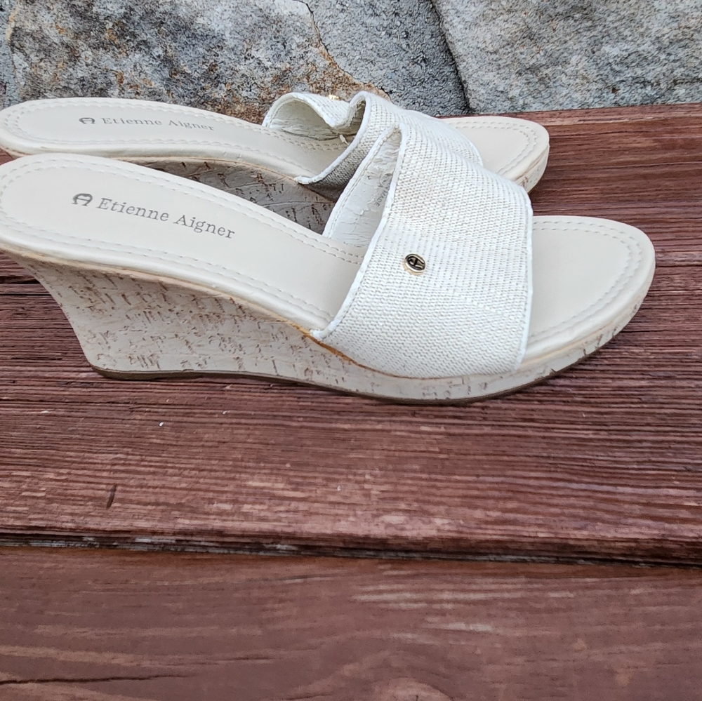 Etienne Aigner SandalsOff WhiteSize 8.5
